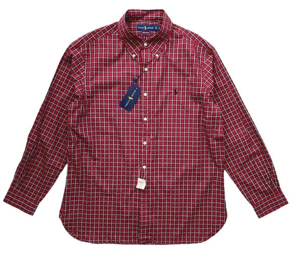 Ralph Lauren Other - Ralph Lauren Nwt Red Black Check Pony Long Sleeve Button Front Shirt 17 34 / 35